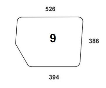 Glasscheibe für Mb-trac (440 725 00 10)