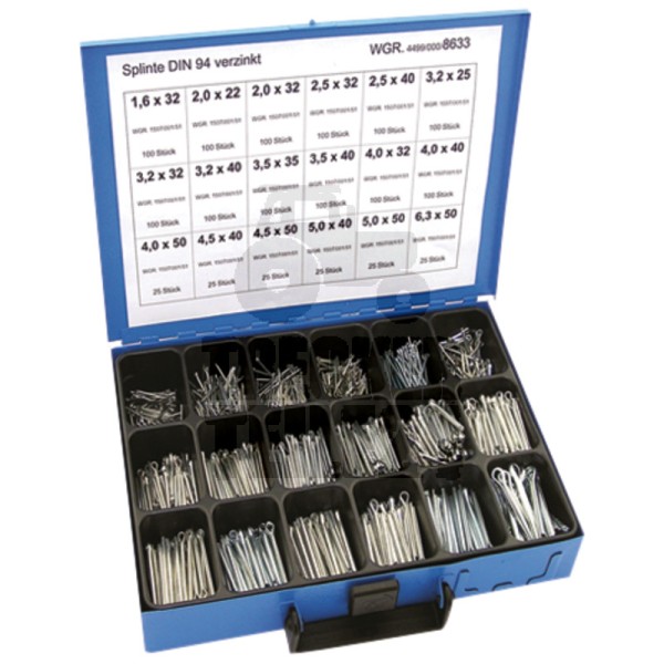 Sortiment Splinte, 18-fach