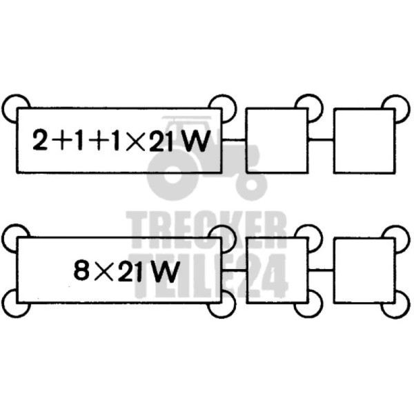 Blinkgeber 12V 2+1+1 x 21W