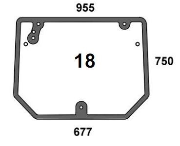 Heckscheibe für Deutz - 0.014.2295.0/10