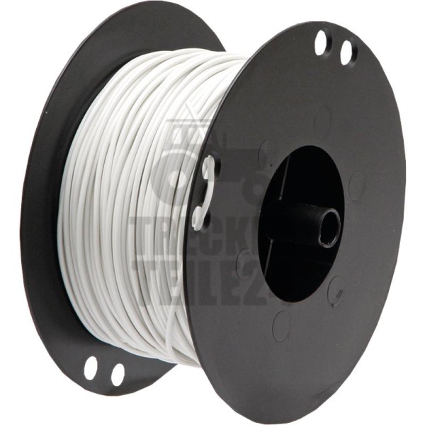 100m Elektroleit.0,75MMØweiß