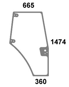 Tür rechts für New Holland (87620234)