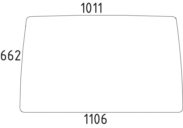 Frontscheibe für Fiat, Kabine: Fiat CS 14, 15, 16, 17, 18