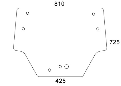 Frontscheibe Frontlader für Fendt (247 811 041 100)