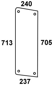 Eckfenster rechts / links für Deutz AgroStar (04383615)