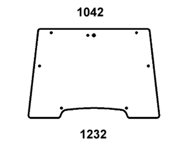 Frontscheibe für Case IH Kabine LP