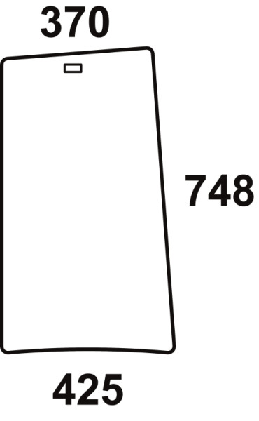 Seitenscheibe passend für Agroplus/Agrofarm Kabine Deutz