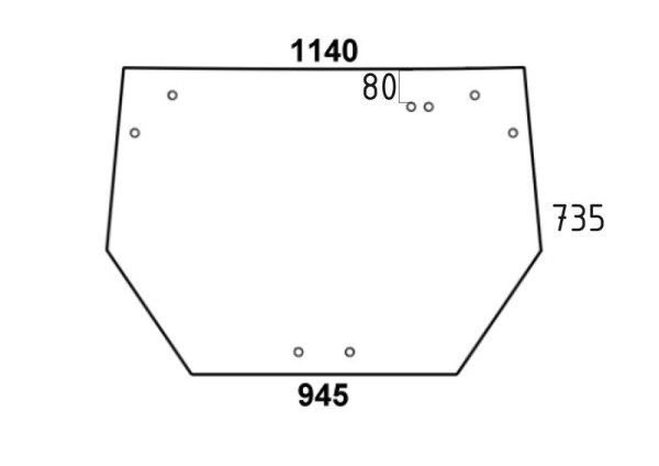 Heckscheiben für Deutz