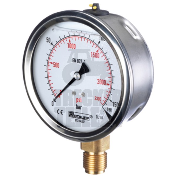 Manometer 40 bar Ø63mm - 1/4"