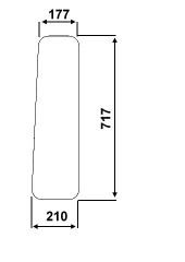 Seitenfenster für MB - Trac (442 671 04 10)