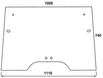 Frontscheibe ausstellbar passend für Steyer SK I u. II