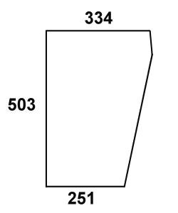 Frontscheibe unten für Case/Steyr (3223749R1)