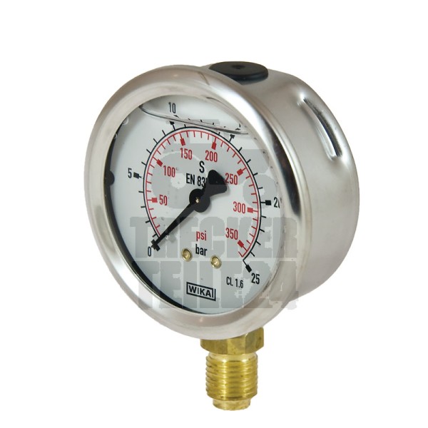 Manometer 25 bar Ø63mm - 1/4"
