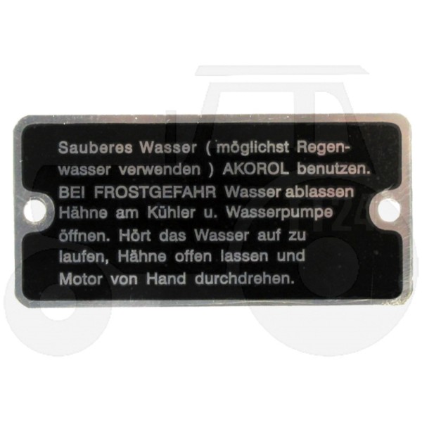 Kühlerschild