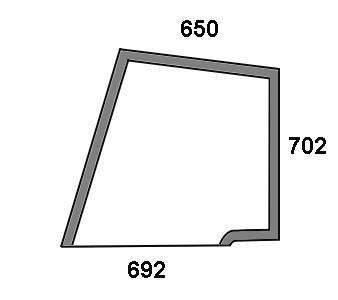 Türscheibe links oben für New Holland, Case (5089550)