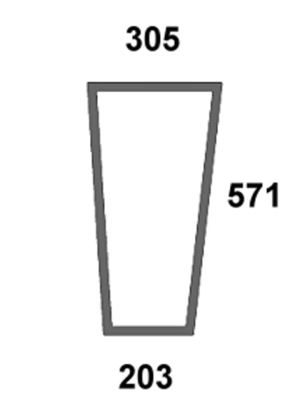 Frontscheibe unten für Case IH Kabine LP