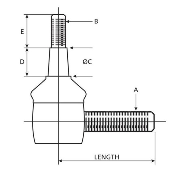 Kugelgelenk für Spurstange (3104945M1)