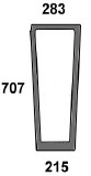 Frontscheibe geeignet für Steyr unten rechts (1-34-571-604)