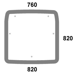 Dachglasscheibe passend für Deutz, Same und weitere