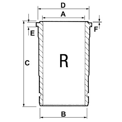 Zylinderlaufbuchse für John Deere R115336