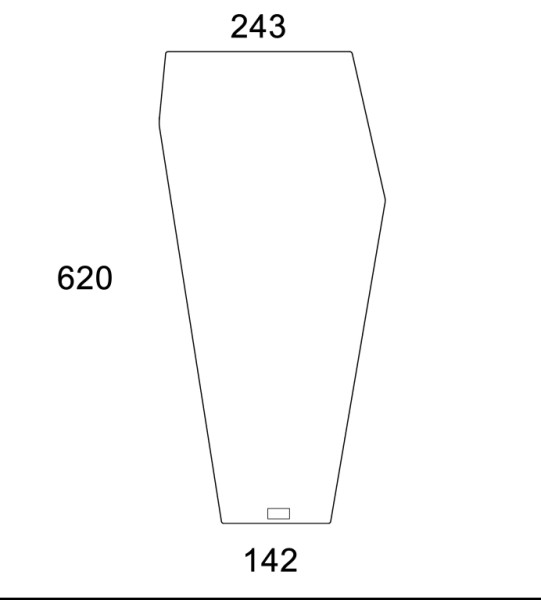 Frontscheibe unten rechts für Deutz (04398764)