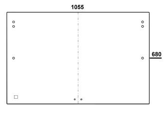Heckscheibe für Steyr SK I u. II