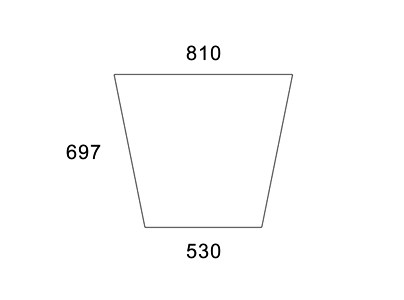 Frontscheibe Mitte Peko für Fendt (F238800200480)