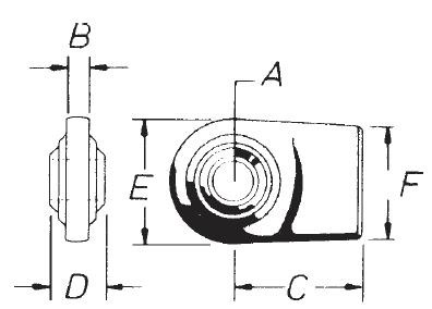Unterlenker-Anschweißenden, Kat. 1
