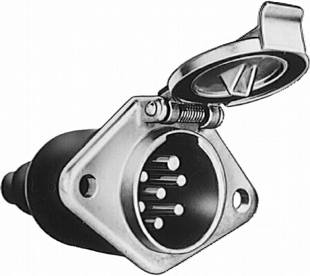 Hella Anhängersteckdose, 7-polig, Metall (8jb 003 833-001)