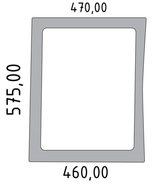 Frontscheibe unten rechts für Claas (7700062366, 770003580)