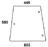 Seitenscheibe passend für Massey Ferguson MF300