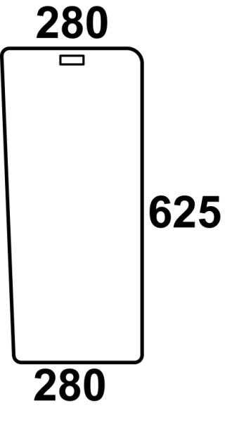 Frontscheibe unten für Agroplus/Agrofarm Kabine Deutz