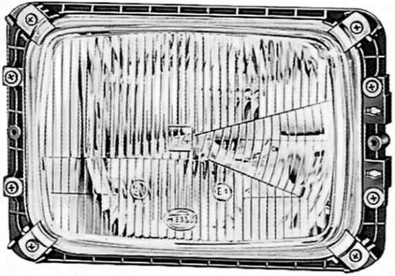 HELLA H4-Hauptscheinwerfer links 1AE003440671