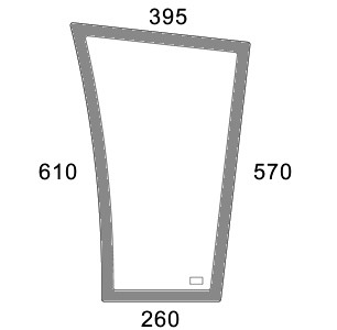 Front unten links für Fendt (716 810 040 060)