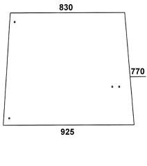 Seitenscheibe für John Deere Kabinen SG-2 (L 57 977)