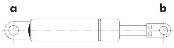 Fendt Gasdruckdämpfer 405mm (H205810050100)